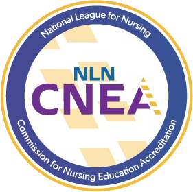 National League for Nursing - Commission for Nursing Education Accreditation badge for NWMS'S MSN program